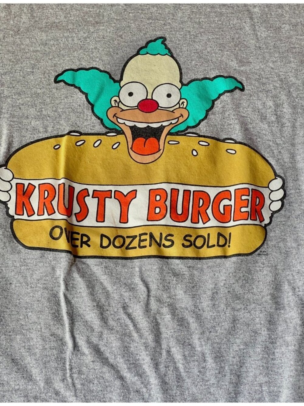 Graphic T-Shirts: Krusty Burger & Pink Floyd Wish You Were Here Size S Lot of 2 - Picture 4 of 11